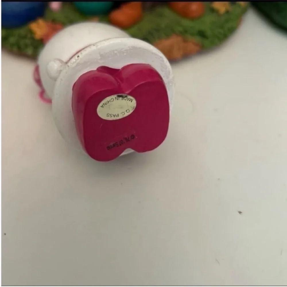 Vintage 2007 Hello Kitty Pink Glitter Ornament Rare